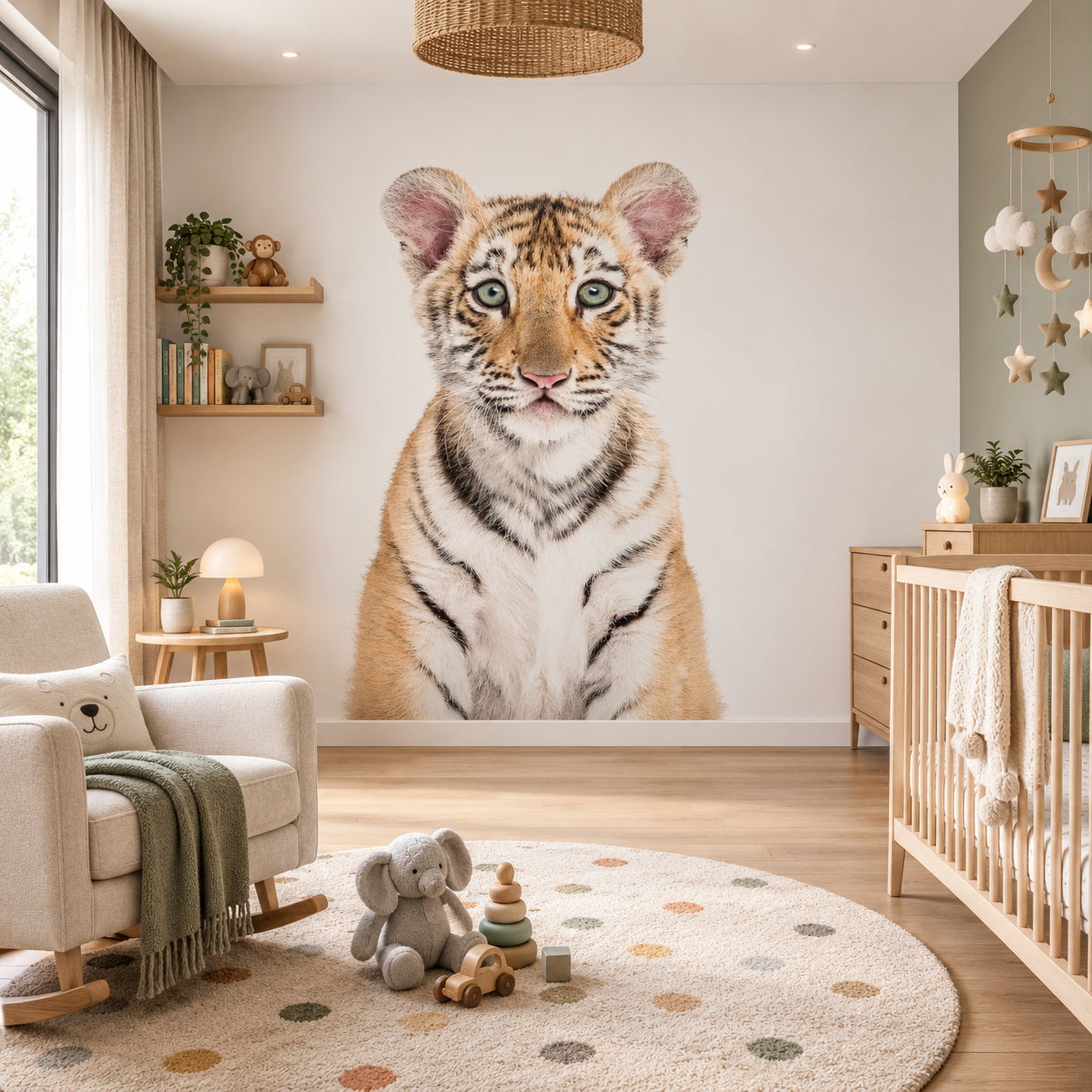 Baby Tiger Wall Mural