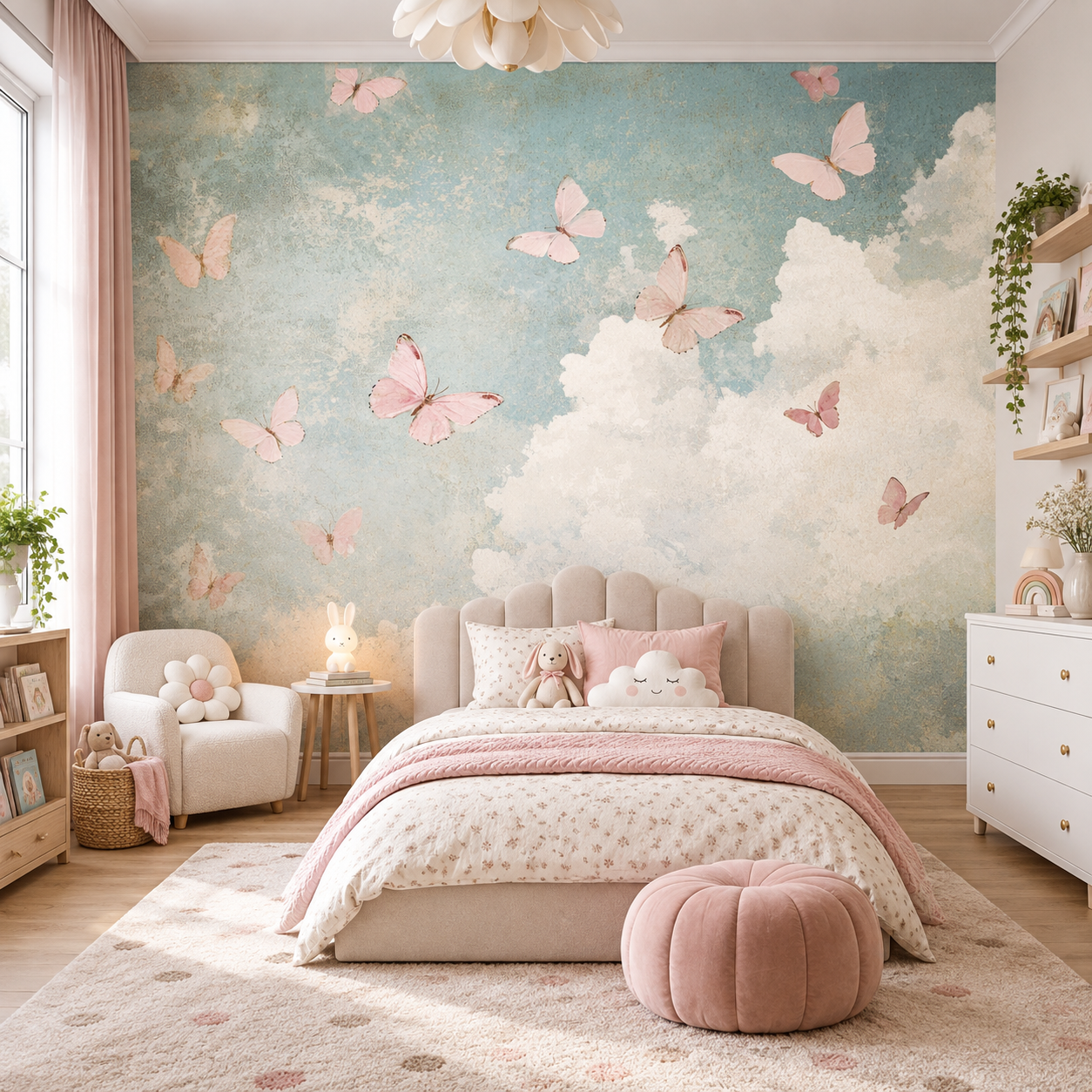 Butterfly Dreams Wall Mural