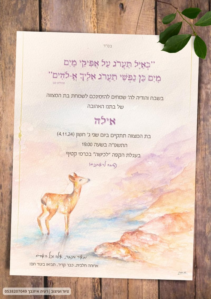 הזמנות לחתונה ולכל אירוע