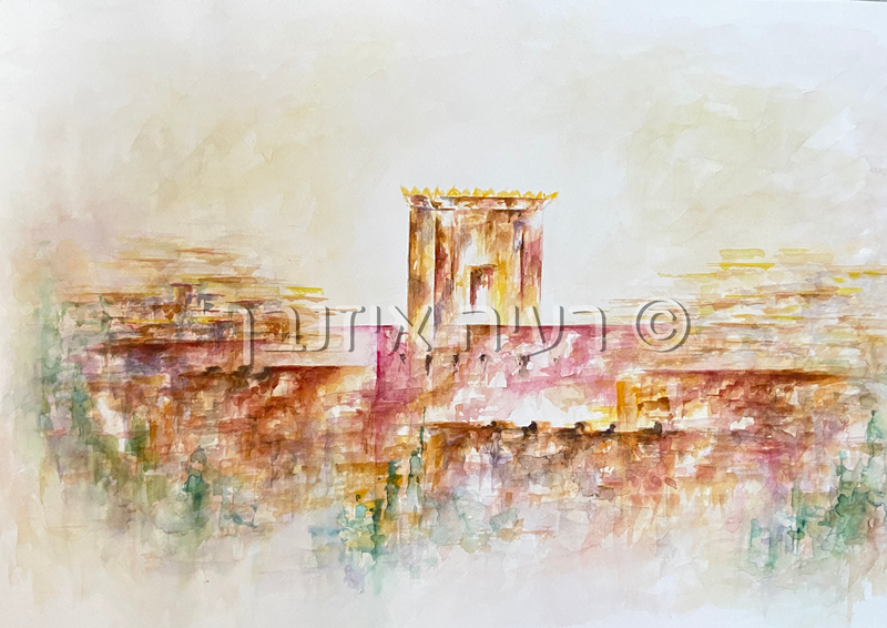 והוא יושב ומחכה לו