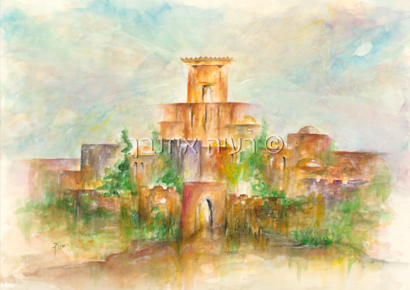 והוא יושב ומחכה לו