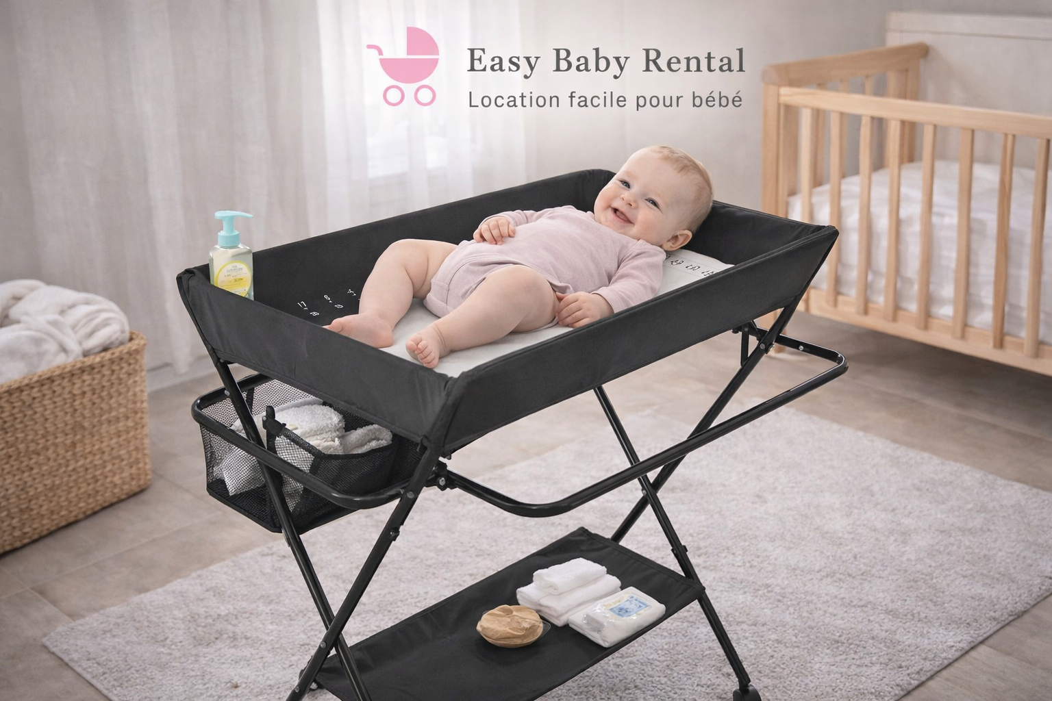 Table à langer pliante