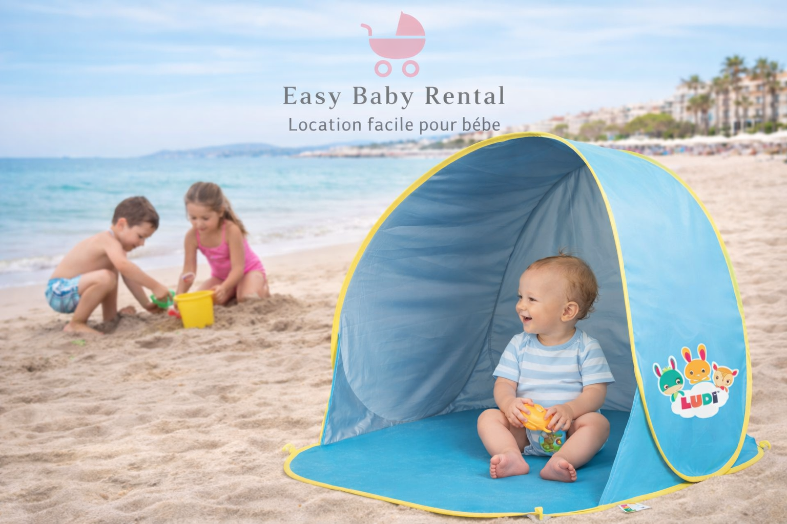 Tente de Plage - Protection UV 50  Ludi