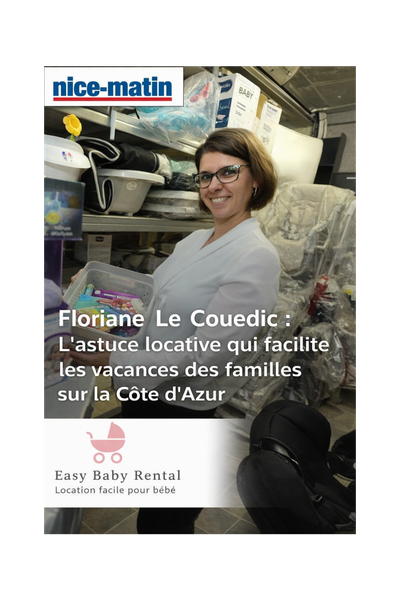 Easy baby rental passe sur Nice matin