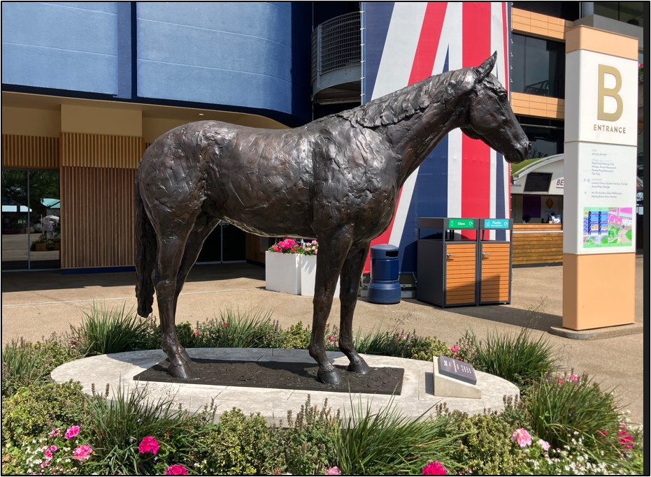The Frankel Statue Ascot Racecourse