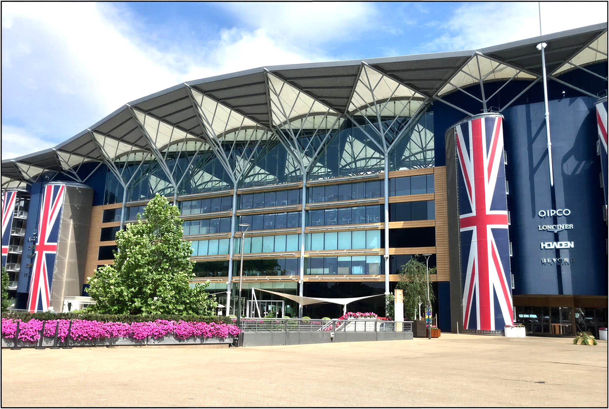 The Grandstand Entrance Ascot Racecourse