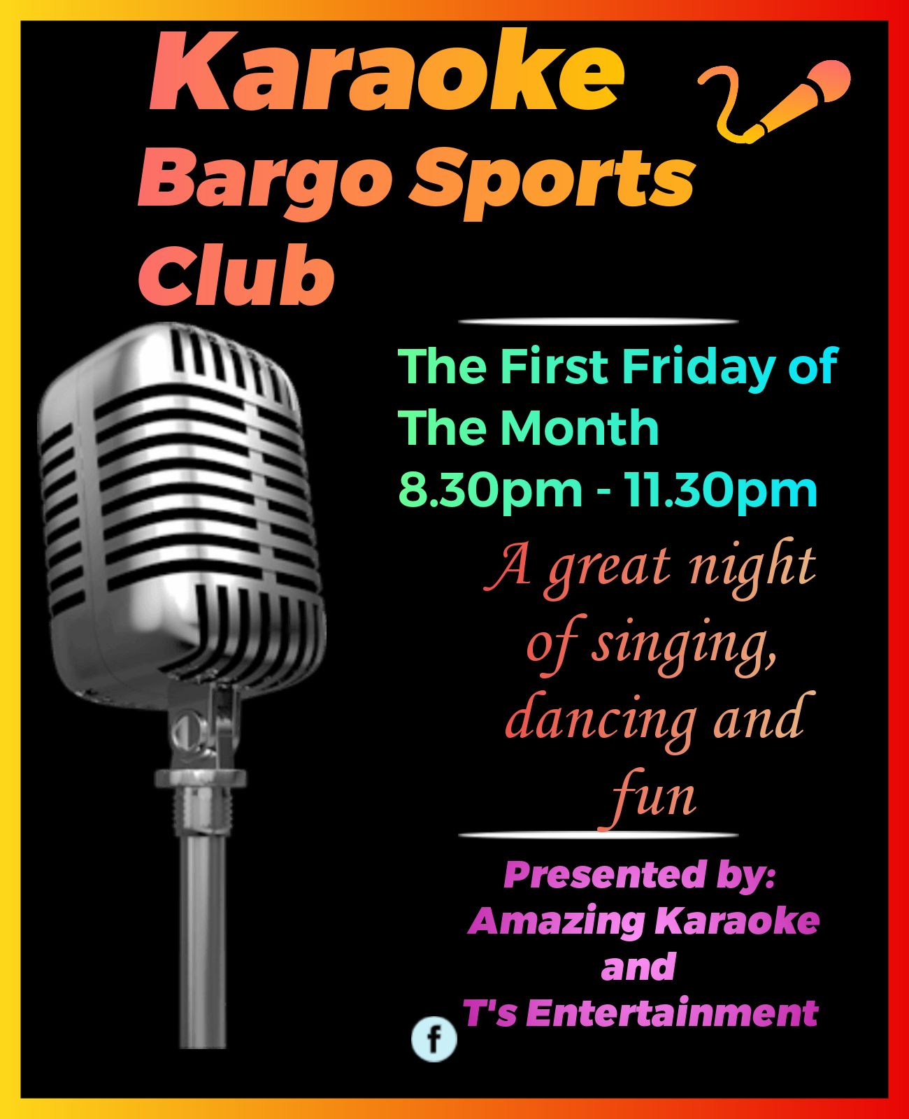 Bargo Sports- 1st Fri Mnth Karaoke/DJ 8.30pm