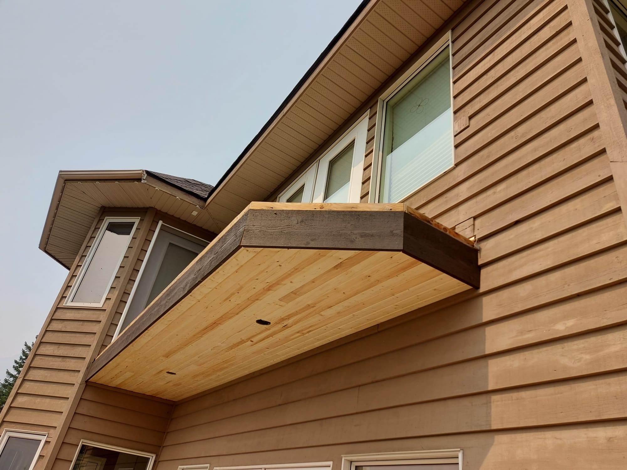 Deck and railings