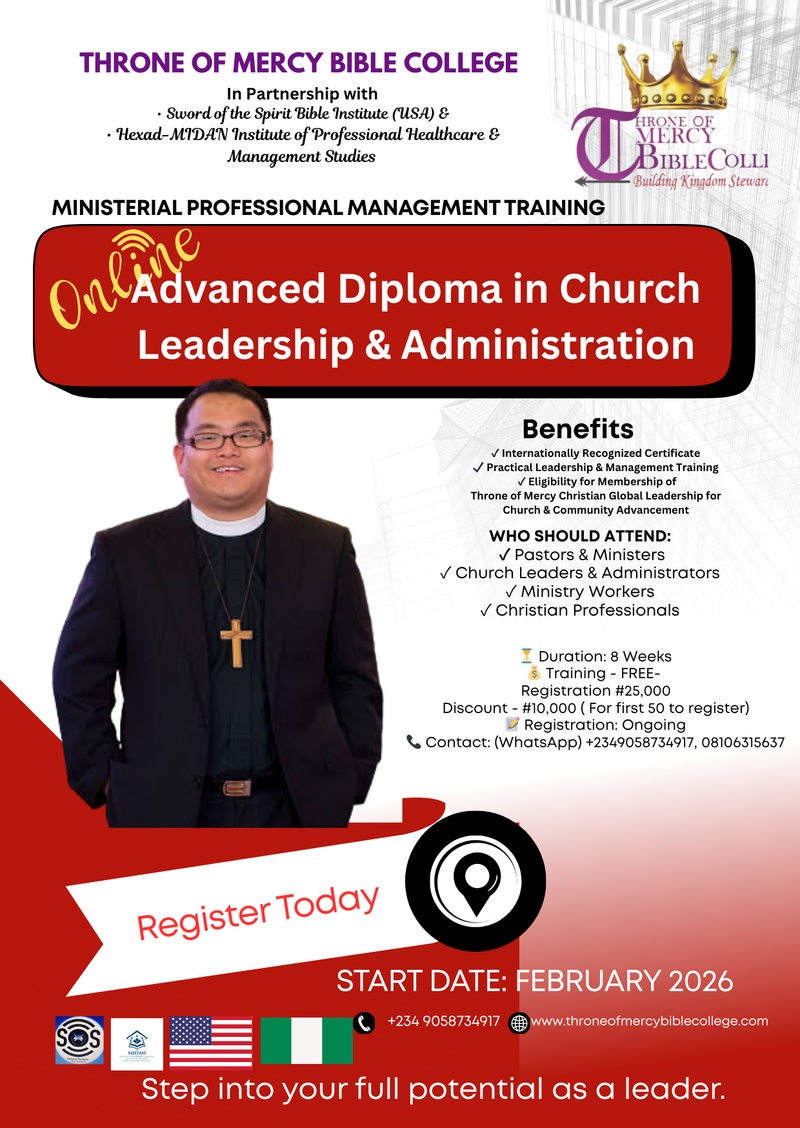 CHURCH LEADERSHIP AND ADMINISTRATION