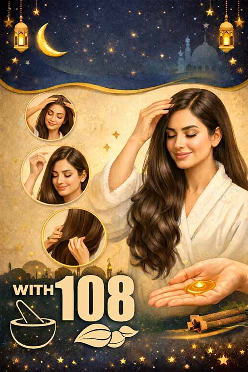 سر شعر صحي ولامع في رمضان مع زيت أديفاسي هربل