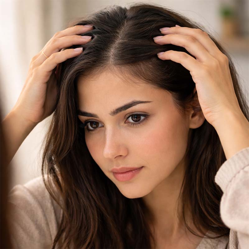 تساقط الشعر من الأمام (خط الشعر): الأسباب الشائعة + أفضل روتين لتقوية المقدمة