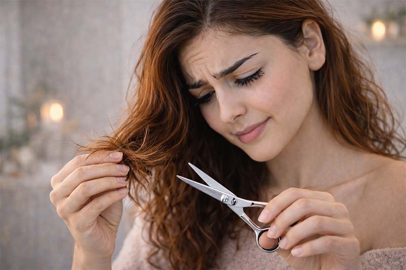 تقصف الشعر: الأسباب الأكثر شيوعًا + أفضل طرق العلاج وحماية الأطراف