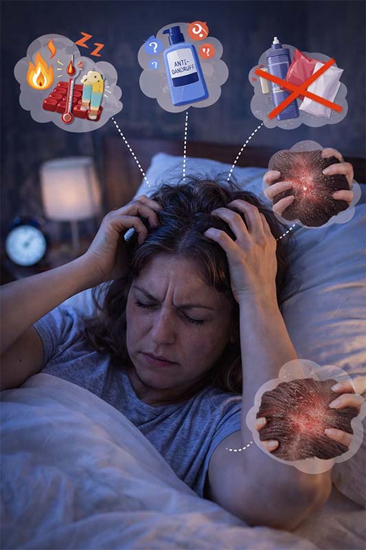 Does your scalp itch get worse at night? Common causes + soothing bedtime remedies