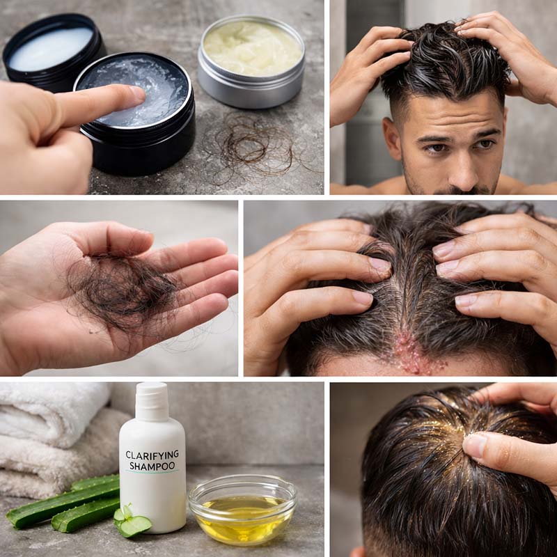 هل الجل والواكس يسببون تساقط الشعر؟ الحقيقة + كيف تستخدم منتجات التصفيف بدون ضرر