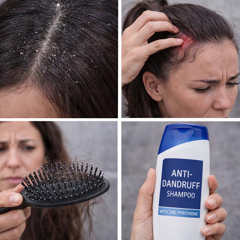 هل القشرة تسبب تساقط الشعر؟ الحقيقة + كيف توقف التساقط المرتبط بالحكة والالتهاب