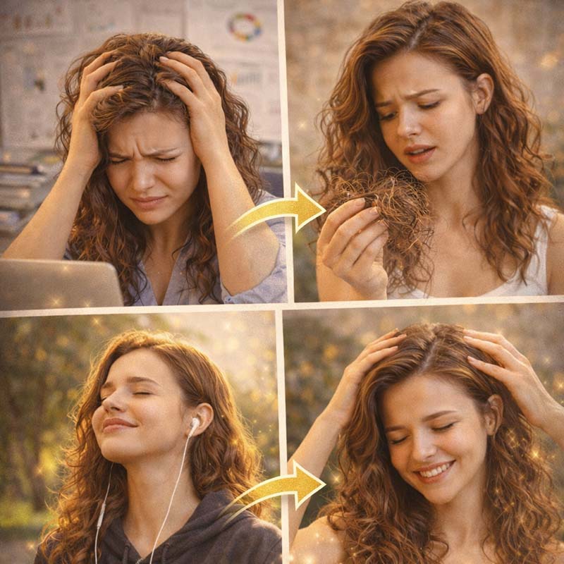 هل التوتر يسبب تساقط الشعر؟ وكيف توقفه قبل أن يزداد؟