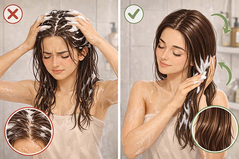 هل وضع البلسم على فروة الرأس يضر الشعر؟ الحقيقة الكاملة