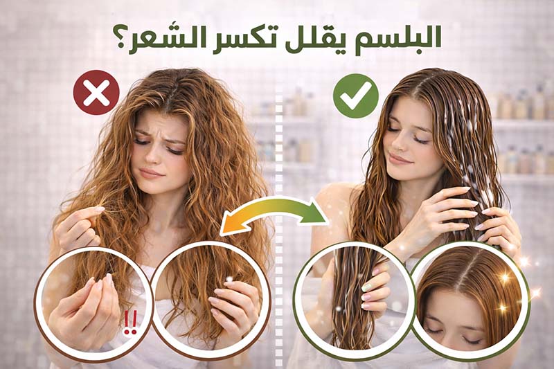 هل البلسم يقلل تكسر الشعر؟ وكيف تستخدمه بالطريقة الصحيحة؟