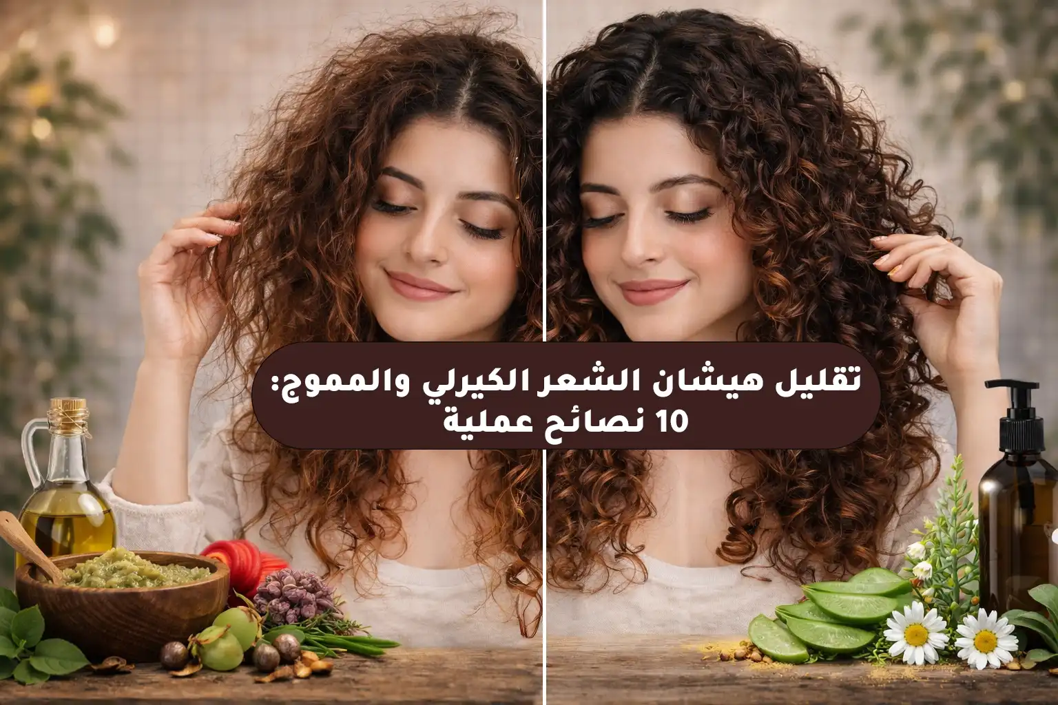 أفضل طرق تقليل الهيشان وتجعيدات غير منتظمة: 10 نصائح للشعر الكيرلي والمموج