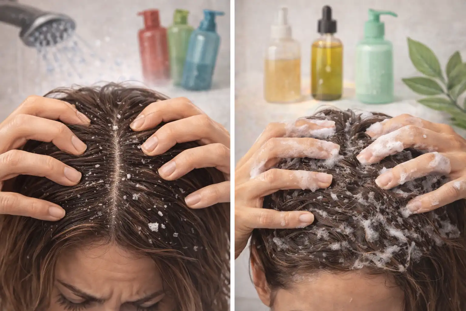 القشرة المتكررة - كيف تبني روتينًا ألطف لفروة الرأس