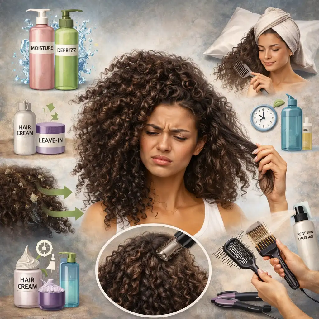 روتين للشعر الكثيف - كيف تضبط الترطيب وتسهّل التصفيف