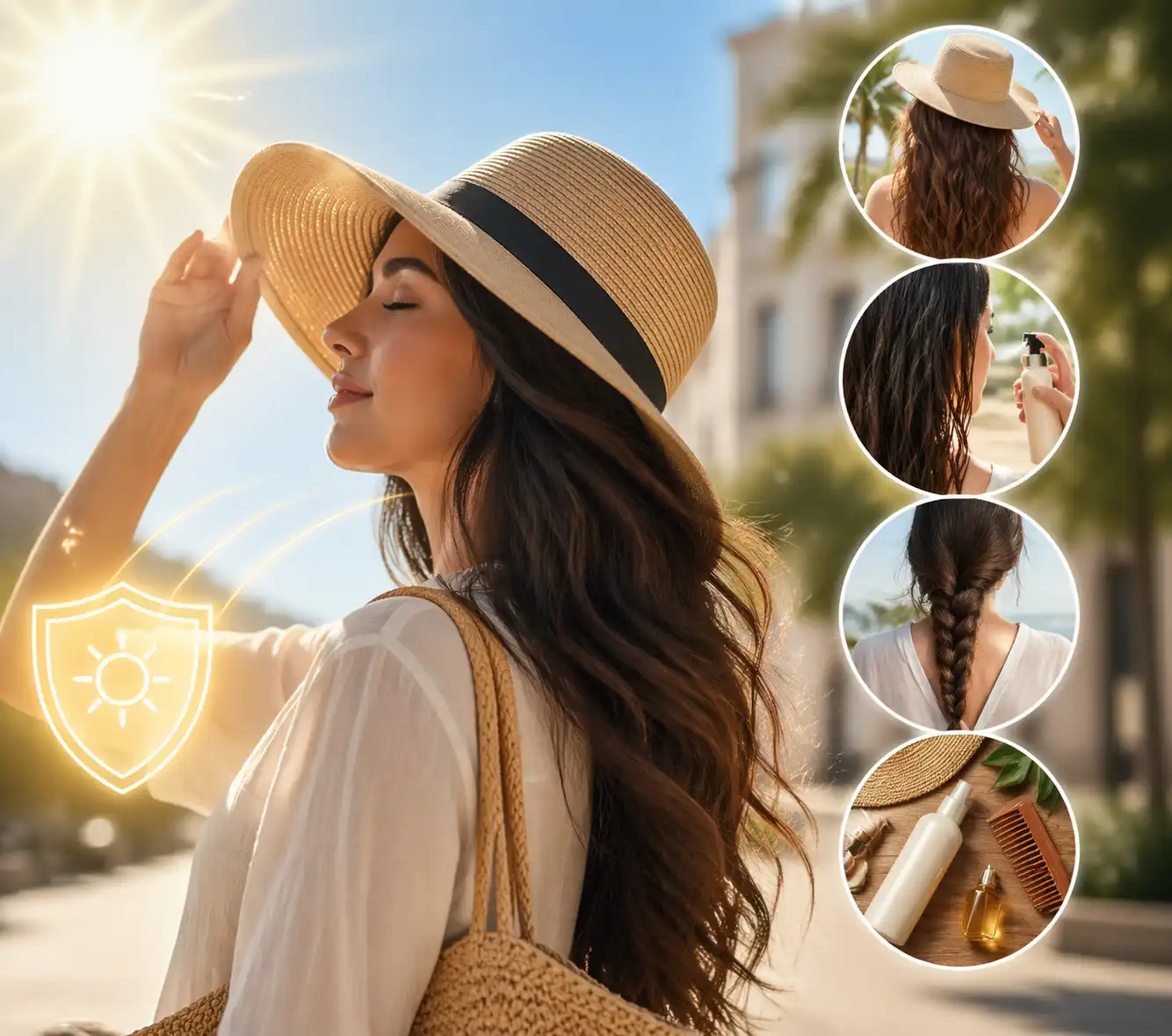 كيف تحمي الشعر من الشمس والحرارة الخارجية