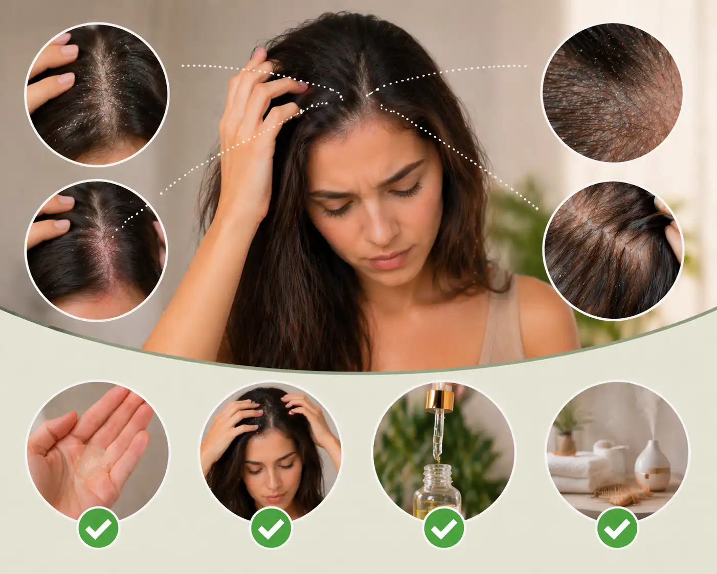 علامات جفاف فروة الرأس وكيف تتعامل معها بلطف