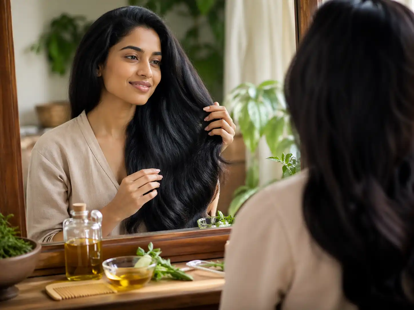 متى تظهر نتائج زيت الشعر القبائلي على الشعر؟