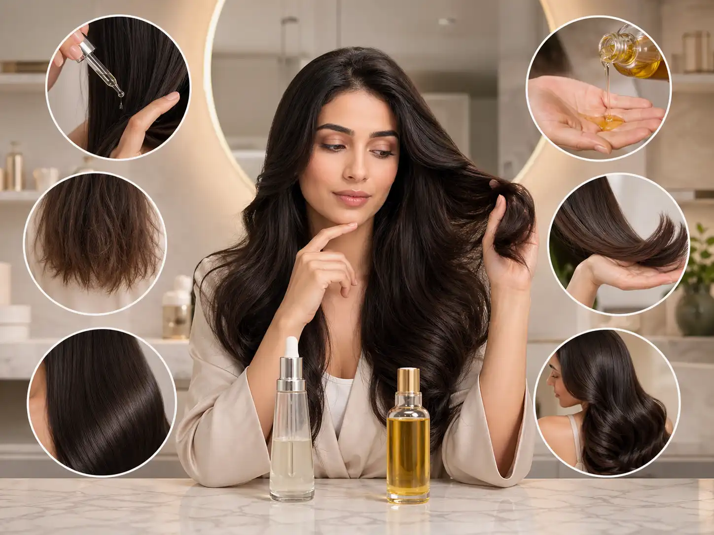 هل السيروم يغني عن الزيت