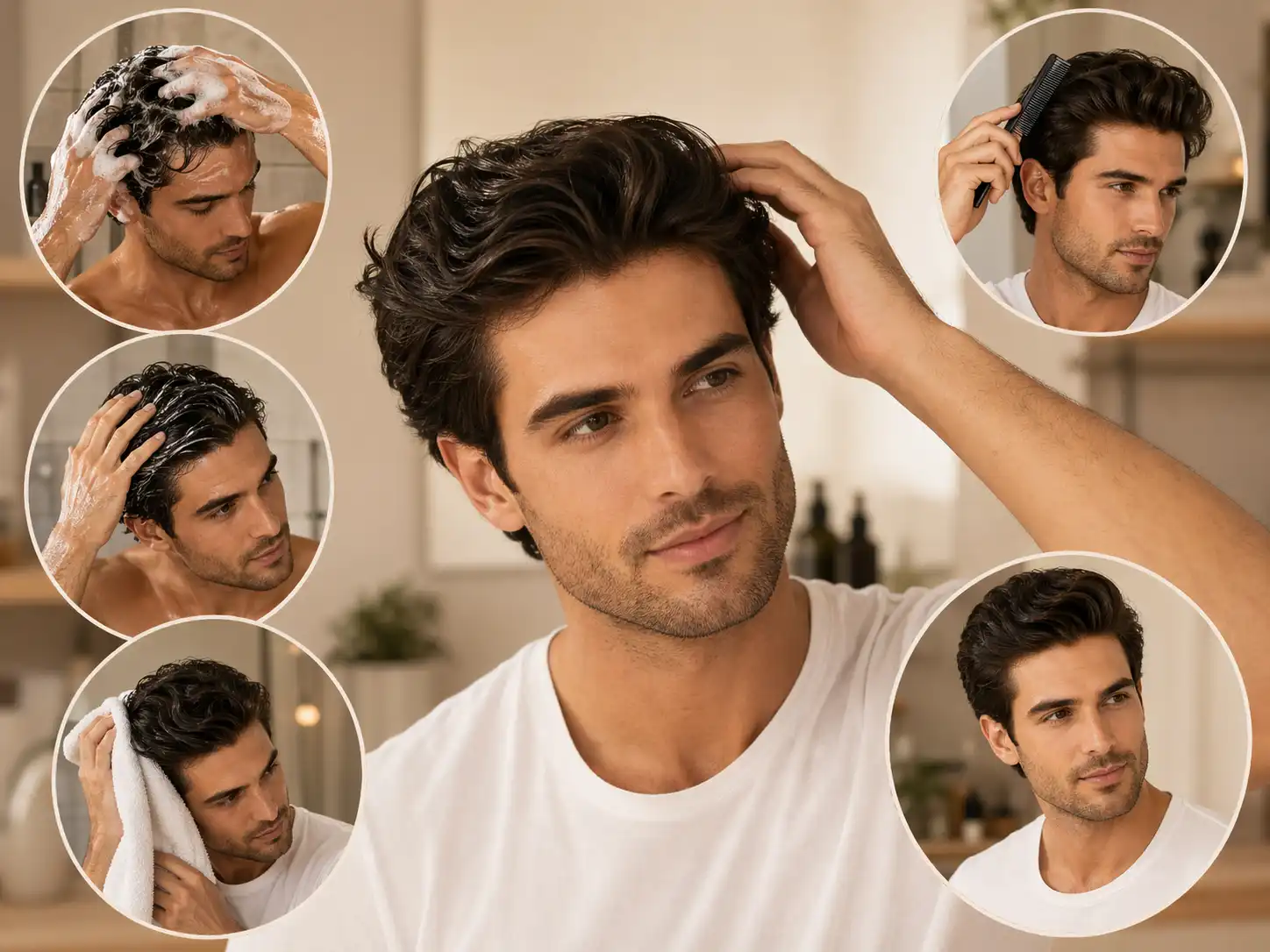 روتين الشعر للرجال - خطوات بسيطة وفعّالة