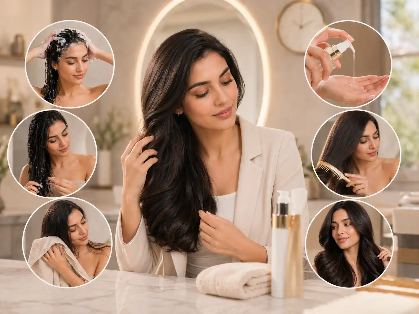 روتين سريع للعناية بالشعر للنساء المشغولات