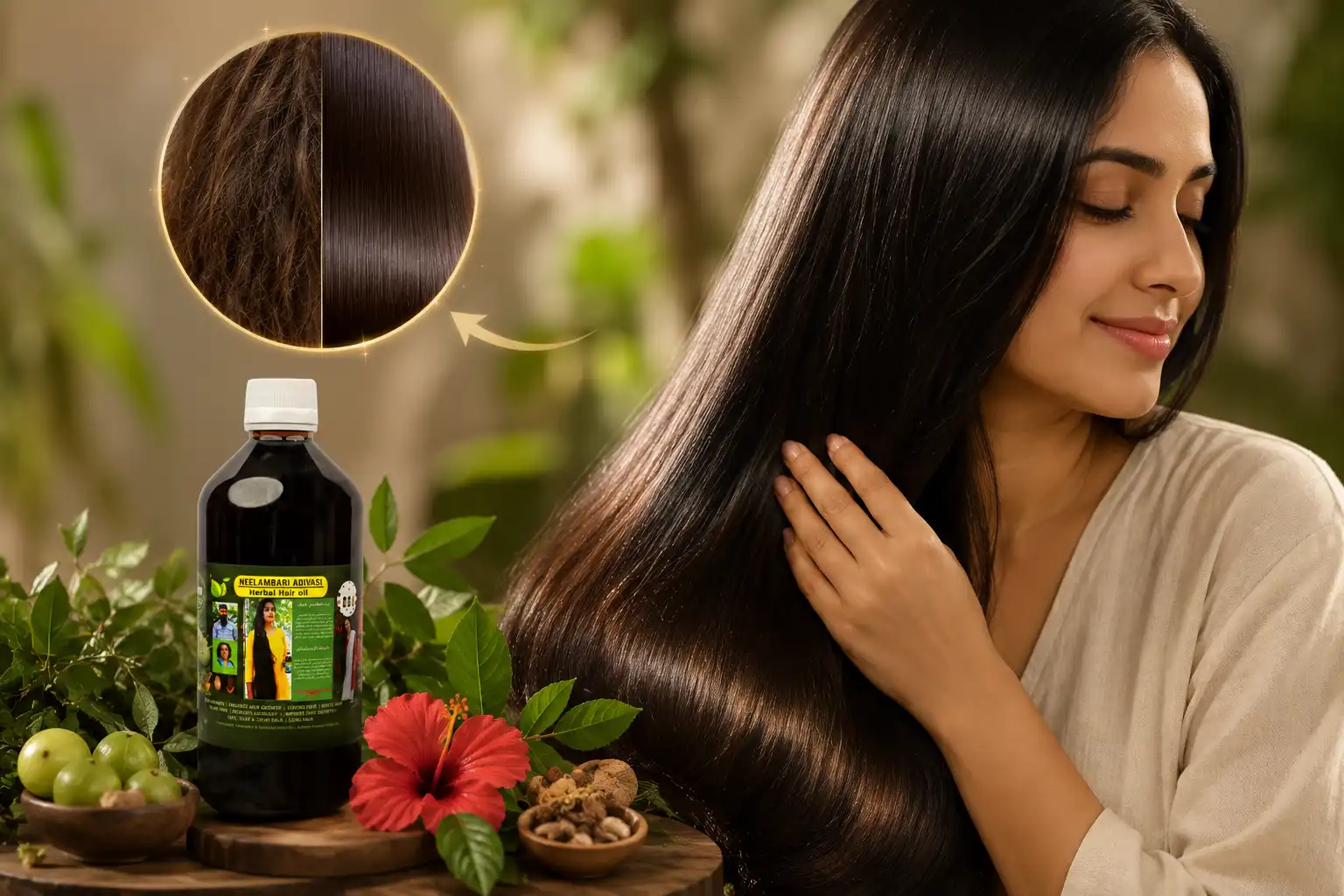 هل يساعد زيت الشعر القبائلي على تحسين نعومة الشعر؟
