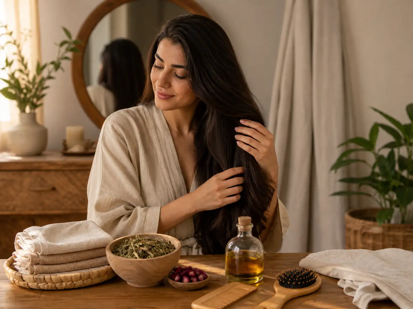 خطوات أسبوعية للشعر الصحي والمتوازن