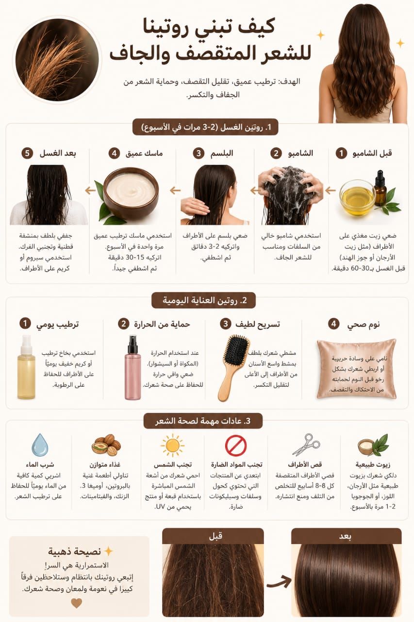 How to build a routine for brittle and dry hair