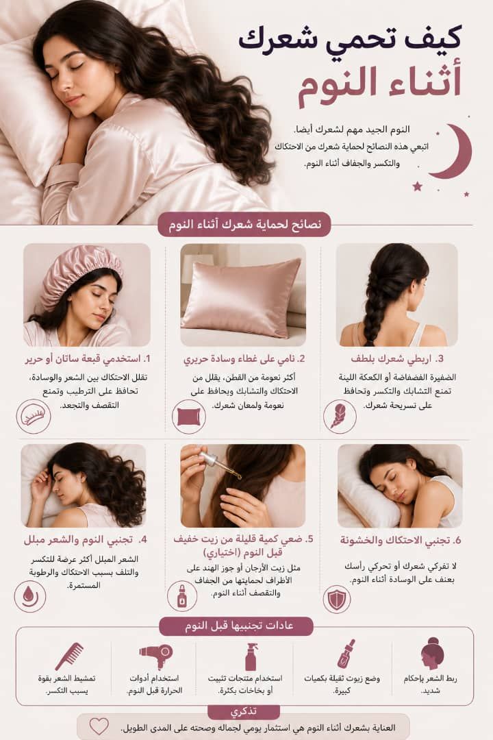 How to protect your hair while sleeping