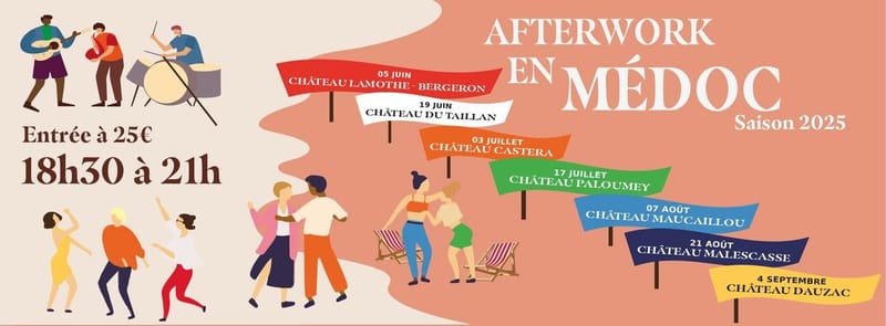 AFTERWORK EN MEDOC CHATEAU MAUCAILLOU