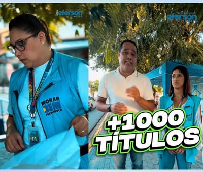 Deputado Jeferson Timóteo acompanha mutirão de Regularização Fundiária no Cabo de Santo Agostinho