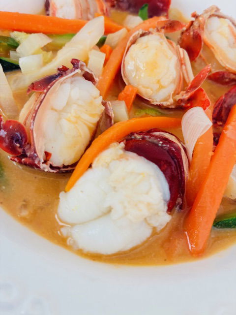 Le pot-au feu de petites langoustes