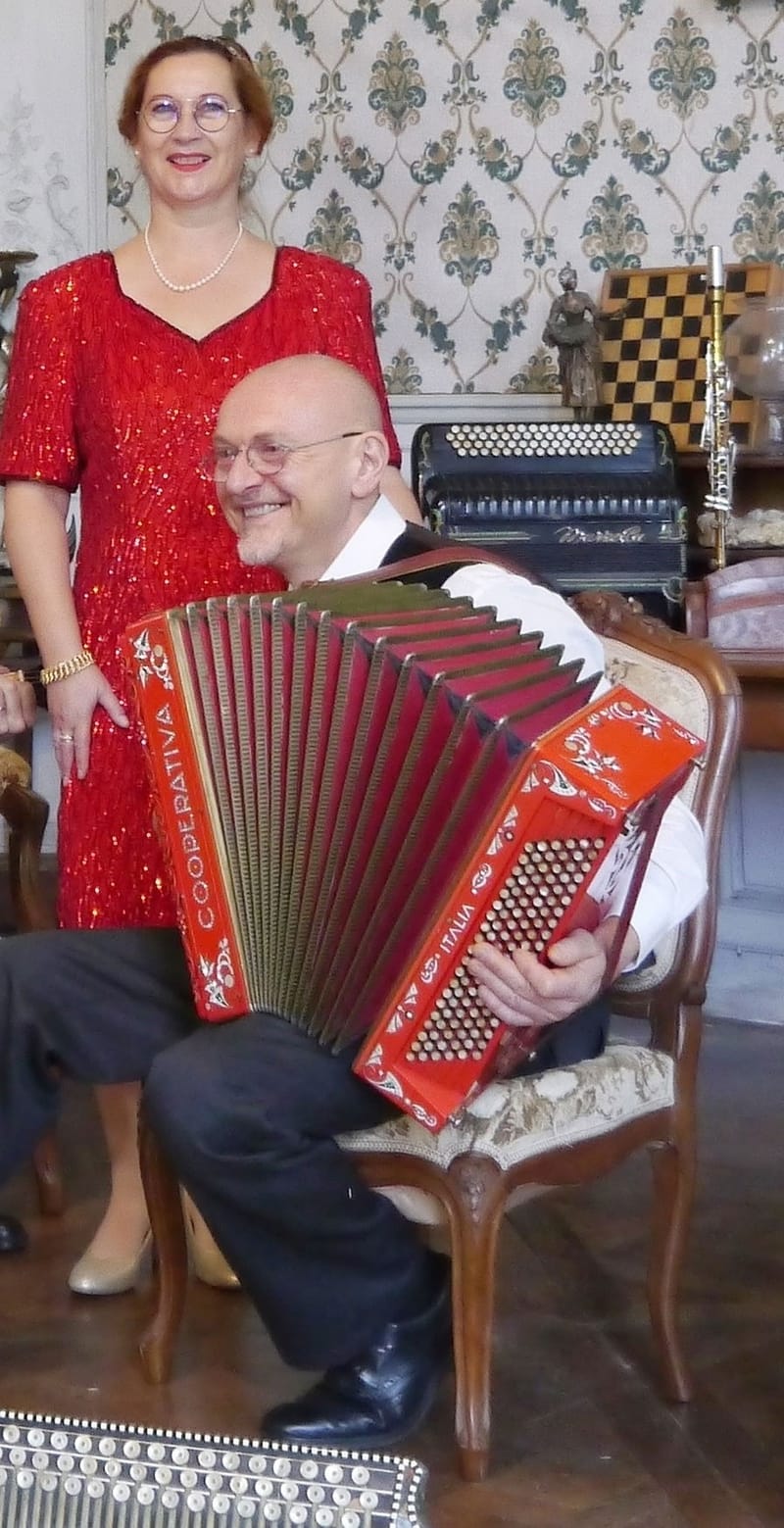 Concert en duo accordéon-voix, duo Coeur de Lilas