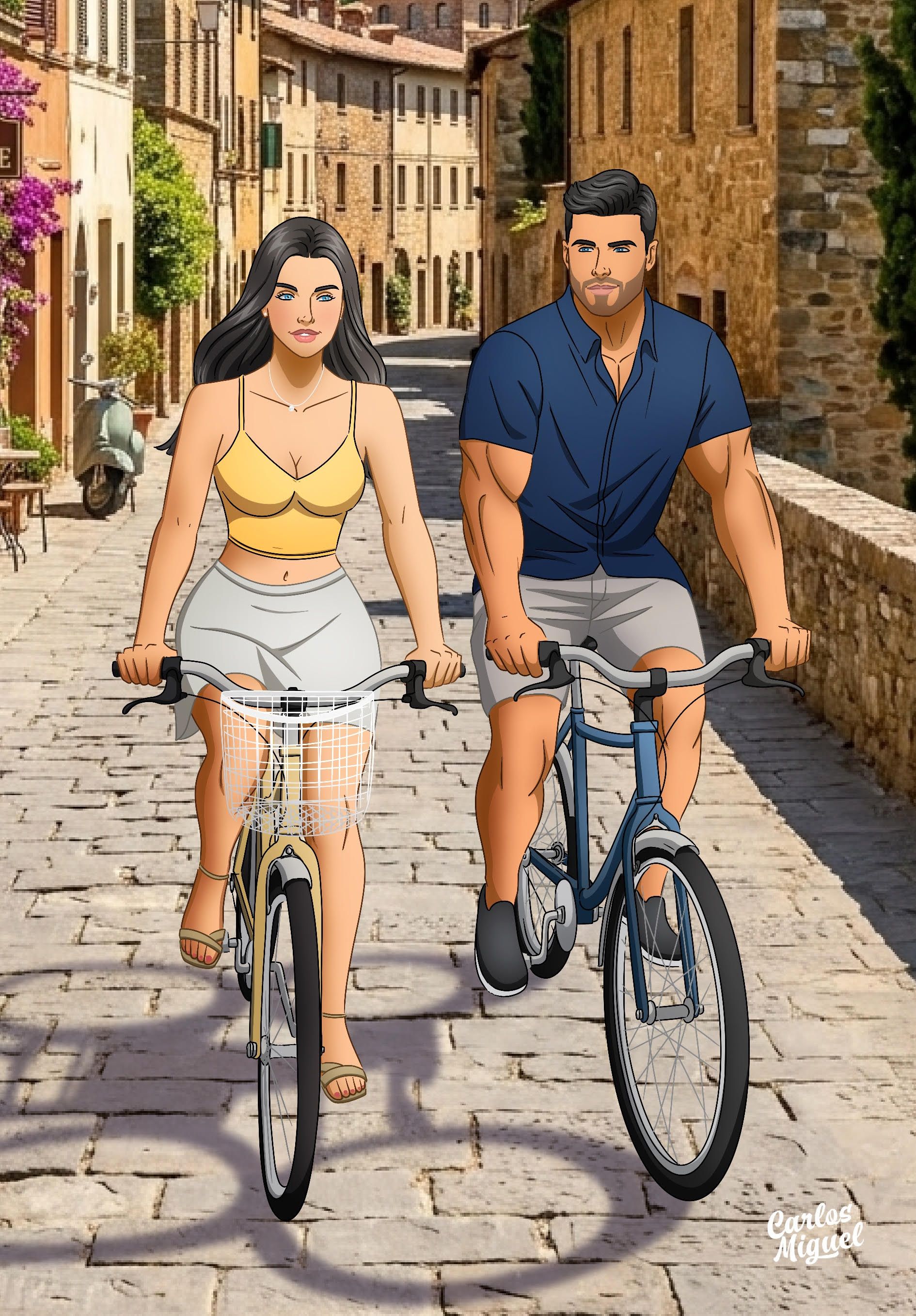 UM PASSEIO DE BICICLETA