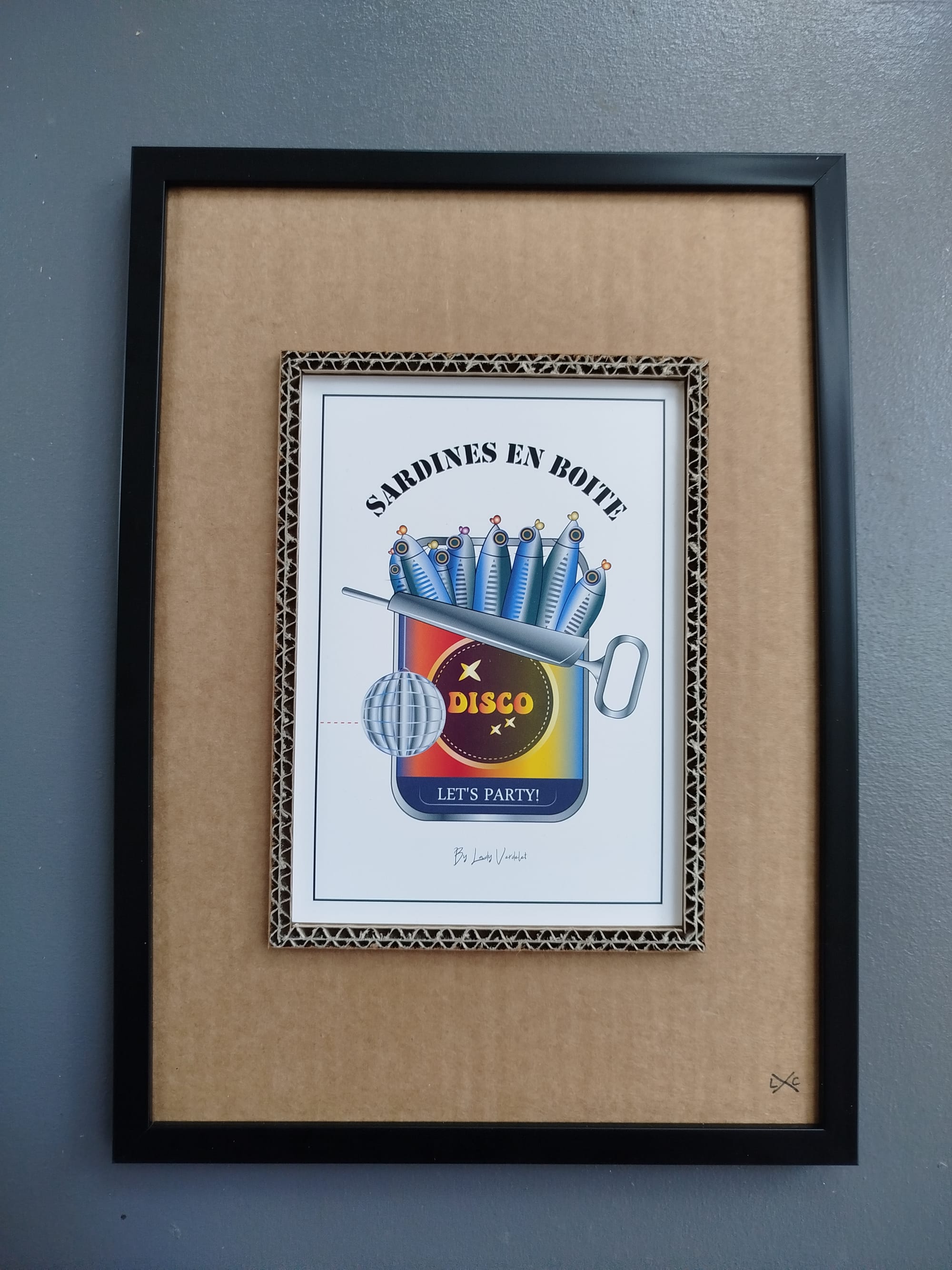 Encadrement Sardines en Boite by Lady Verdelet