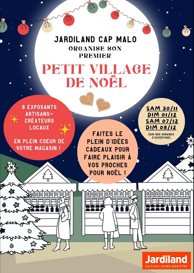 Village de Noel Jardiland  Cap Malo La Mézière