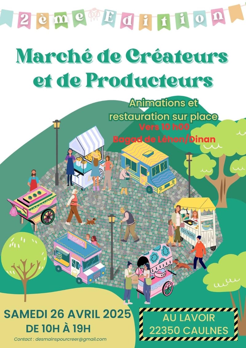 Marché de créateurs et producteurs 2ème édition - Caulnes
