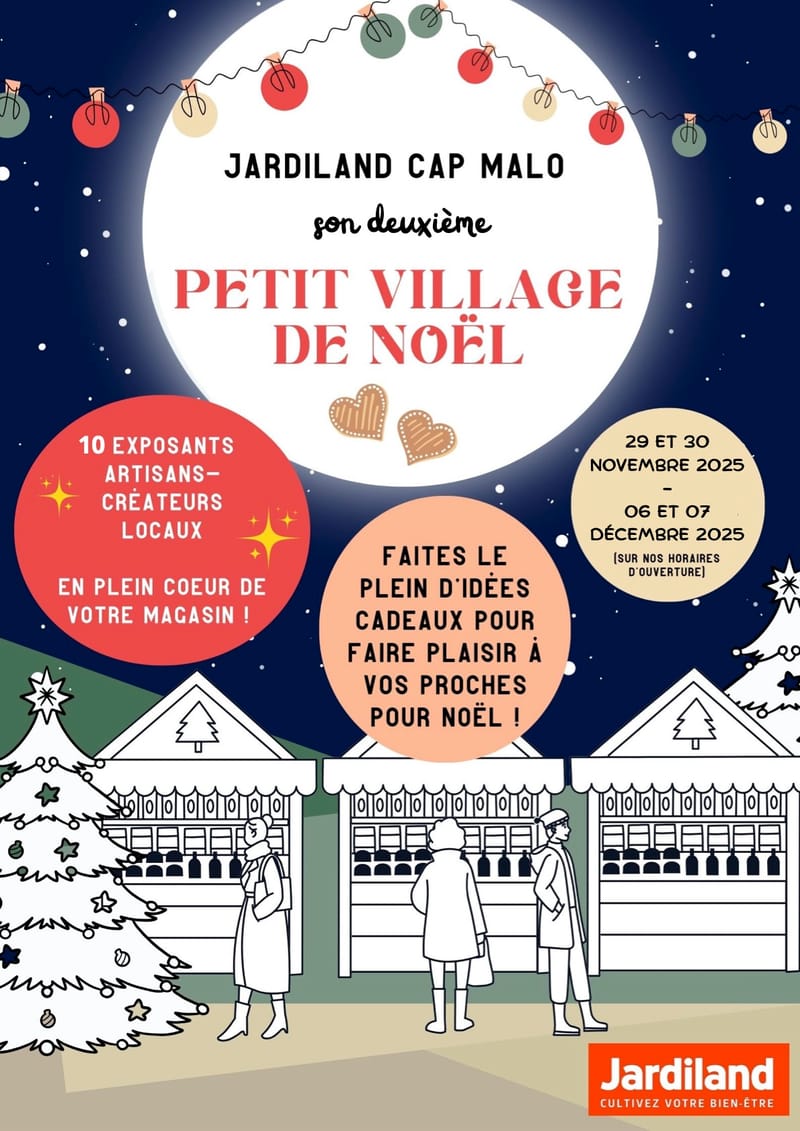 Marché de Noël Jardiland Cap Malo