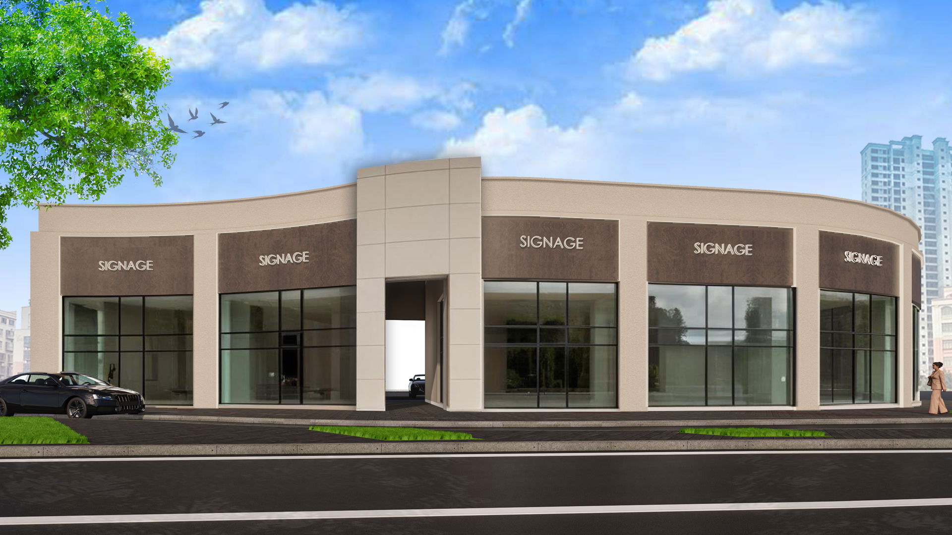 Commercial Building on Plot No. 648-9143 Liwan Dubai-UAE