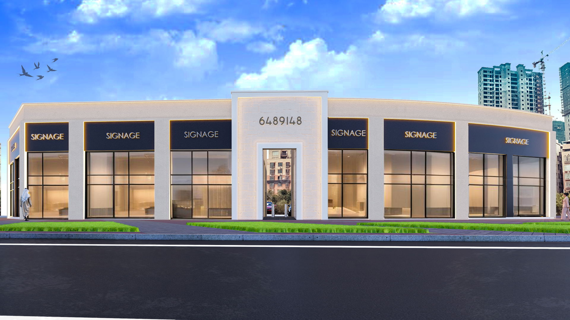 Commercial Building on Plot No. 648-9148 Liwan Dubai-UAE