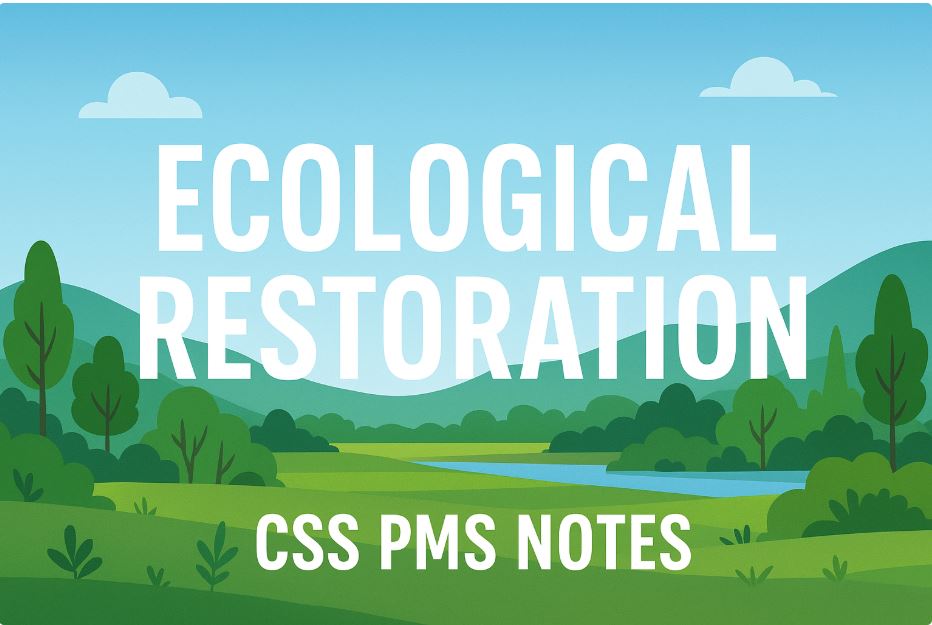 Ecological Restoration: Healing the Earth, One Ecosystem at a Time