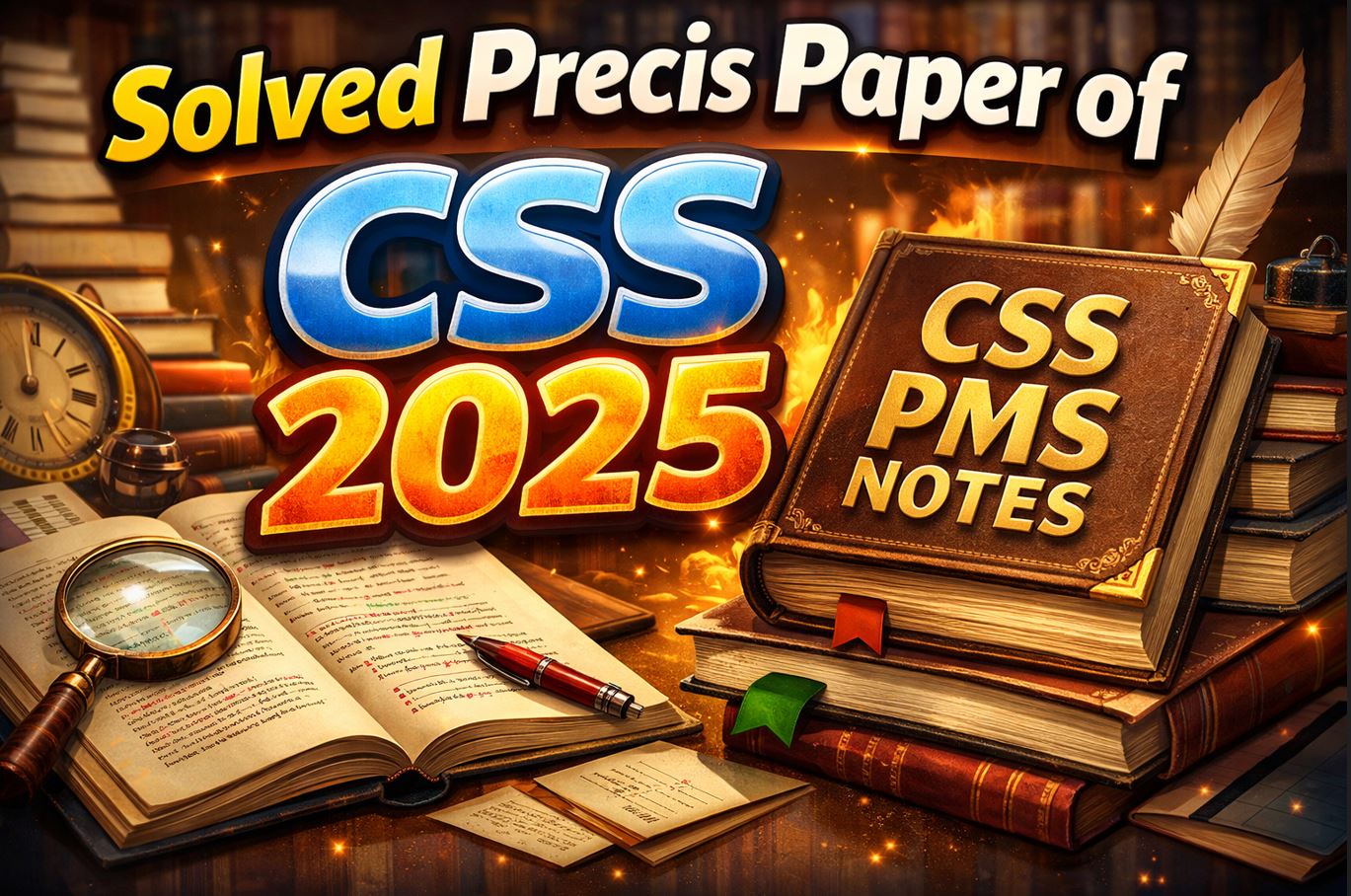 Solved Precis Paper of 2025