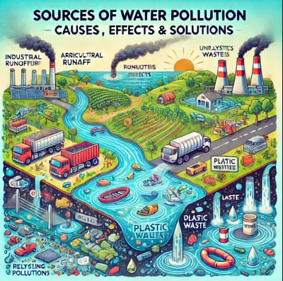 Sources of Water Pollution: Causes, Effects & Solutions