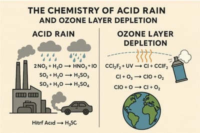 The Chemistry of Acid Rain and Ozone Layer Depletion